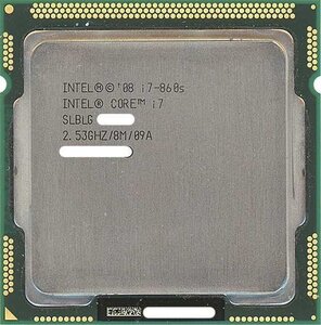 在庫処分★中古動作品★本体PC用CPU Intel CPU Core i7 i7-860s 2.53GHz★送料無料★初期保障あり 当日発送