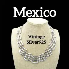 Vintage メキシコ製 Mexico シルバー925ネックレス