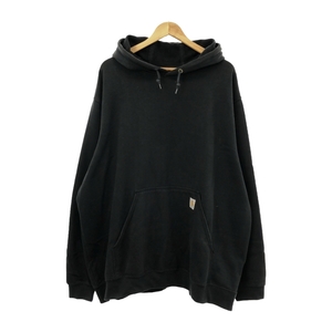 【中古】Carhartt パーカー 2XL ブラック カーハート[240010427998]