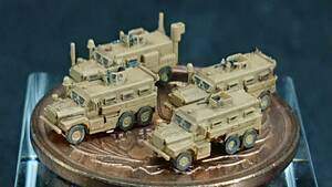 1/700　MUS SET9　現用米軍　ク-ガーMRAP 6x6セット