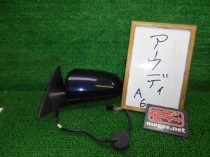 9FA2118 CD4)) アウディ A6 GH-4FBDW 2004年 24 純正 電格サイドドアミラー左　カプラー13