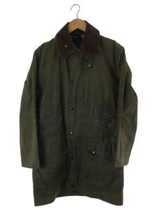 Barbour◆border/ジャケット/-/コットン/カーキ/無地/8805924