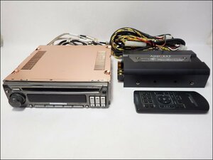 動作品 Clarion クラリオン◆ADDZEST アゼスト/DRZ9255◆CDセンターユニット アンプレス CDプレーヤー DC/DCコンバーター・リモコン付