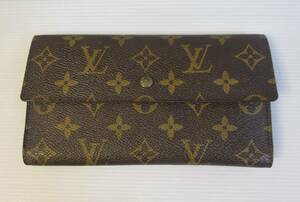 タ）LOUIS VUITTON ルイ ヴィトン 三つ折り 長財布 モノグラム 難有