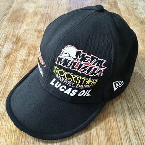 NEW ERA 9FIFTY METAL MULISHA ROCKSTAR LUCAS MAXXIS Ford Cap ニューエラ 9フィフティ プリント キャップ 帽子 59.6㎝ ユーズド