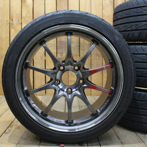 RAYS レイズ VOLKRACING ボルクレーシング CE28SL 18インチ ヨコハマ アドバン 245/40R18 タイヤ ホイール 4本SET FK8 FL5 シビックタイプR