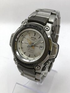 CASIO/カシオ/G-SHOCK/Gショック/MT-G/MTG-101/SHOCK RESIST/3針/デイト/シルバーカラー/20BAR/クォーツ/メンズ腕時計/ジャンク/S053