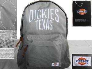 ★新品 DICKIES ディッキーズ デイパック リュックサック TEXAS テキサス グレー グラデーション 立体刺繍文字 約縦44cm横32.5cmマチ13cm★