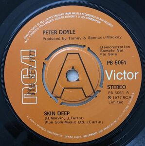 英7 Peter Doyle Skin Deep PB5051PROMO RCA Victor プロモ /00080