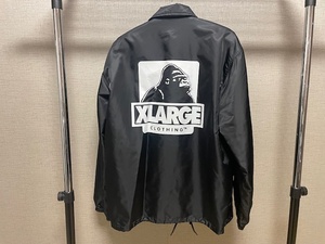 エクストララージ★X-LARGE★COACH JACKET★コーチジャケット★BLACK★黒★Lサイズ 