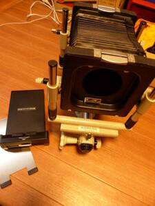  LINHOF リンホフ 高級 KARDAN 4×5s ポラロイドホルダー付 現状