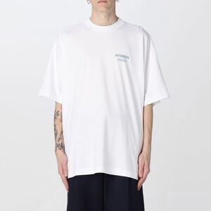 【VETEMENTS】22AW Click Here Tシャツ 半袖Tシャツ ホワイト ヴェトモン クリックヒア デムナヴァザリア