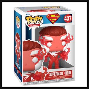 【開封のみ】Funko Pop! ★ファンコ ポップ DC ディーシー Comic con コミコン スーパーマン(レッド) フィギュア 送料無料