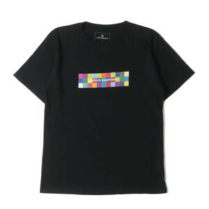 UNIFORM EXPERIMENT Tシャツ サイズ:3 19SS カラーチャート ボックスロゴ Tシャツ COLOR CHART BOX LOGO TEE ブラック