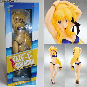 【中古】[FIG]フェイト・T・ハラオウン 水着Ver. 魔法少女リリカルなのはStrikerS(ストライカーズ) 1/4 完成品 フィギュア グッドスマイル