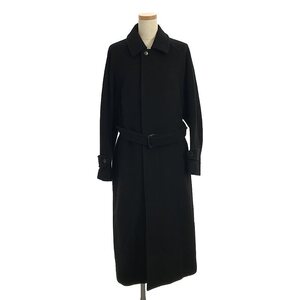 【美品】 AURALEE / オーラリー | 2022AW | CASHMERE WOOL MOSSER SOUTIEN COLLAR CT カシミヤ ステンカラーコート | 0 | ブラック