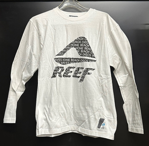【50％OFF・新品！！】　REEF 　ロングスリーブ　Tシャツ　REEF　IN　REEF　ホワイト　Lサイズ　　11