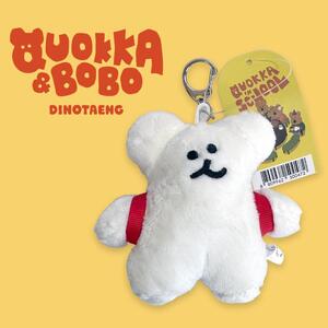 クオッカ＆ボボ ぬいぐるみ キーホルダー BOBO QUOKKA Dinotaeng ダイノテン 韓国 キャラクター グッズ