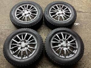 M7801 LEBEN 14インチ 5.5J +43 100/4H＆175/65R14 スタッドレス 4本