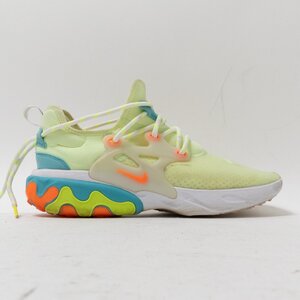 【1円スタート】 NIKE ナイキ AV2605-700 REACT PRESTO リアクトプレスト ローカットスニーカー イエロー メンズ US9.5 27.5cm