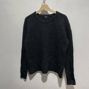 ☆送料無料☆APC☆アーペーセー☆ウールセーター☆チャコールグレー☆XS☆F21c