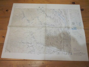 古地図　厚木　2万5千分の1地形図◆昭和47年◆神奈川県