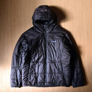 メンズS 日本ML patagonia パタゴニア DAS PARKA ダスパーカー プリマロフト ブラック 中綿ジャケット BLK 古着 ビンテージ　