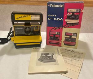 1円〜 クールカム ポラロイド Polaroid COOL CAM 600 インスタントカメラ ポラロイドカメラ イエロー 黄色