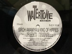 Shiro Amamiya & The King Of Hippies - TEMPLE / SPACE CALLING / Watertone Records - S-EX 0009 / Ecstasy Boys / 天宮志狼