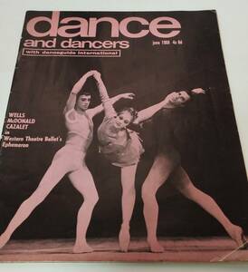 dance and dancers　洋ダンス雑誌　1968.6　※LA SYLPHIDE／THE MIRACULOUS MANDARIN／ROYAL DANISH BALLET