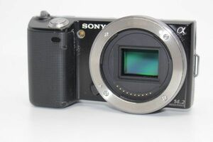 ジャンク■ソニー SONY NEX-5 ボディ ブラック ミラーレス一眼レフ Body #Z3842