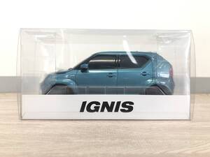 【新品同様】スズキ　IGNIS　ノベルティ カラーサンプルミニカー　イグニス　ネオンブルーメタリック　1/18サイズ【非売品】