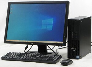 DELL Precision T3420-3000SF ■ 22インチ 液晶セット ■ XEON E3-1220V5/DVDマルチ/Quadro K420/Windows10 ワークステーション