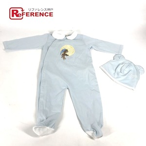 新品同様 FENDI フェンディ ズッカ ベア ロンパース＆ニット帽セット テディベア セット 服 トップス ベビー BABY ニット帽【中古】