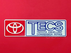【ステッカー】[N01]トヨタ特装車(TECS)ロゴシール 特別仕様車 トヨタ車体 TOM