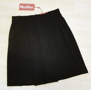 新品78%OFF　マックスマーラ　Max Mara　プリーツスカート　ブラック　40サイズ