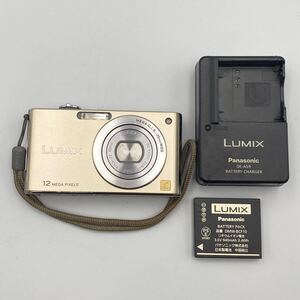 △【売り切り】Panasonic LUMIX DMC-FX40 コンパクトデジタルカメラ 簡易動作確認済み パナソニック デジカメ ルミックス 充電器 バッテリ