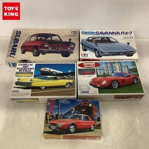 1円〜 タミヤ 1/24 マツダ・サバンナRX-7 グンゼ産業 1/32 キャデラック 1959 エルドラド セビル 他