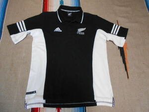 ALLBLACKS × ADIDAS オールブラックス アディダス ラガーシャツ ラグビー ラグジャ半袖ポロシャツ ワールドカップ RUGBY FOOTBALL OLYMPIC