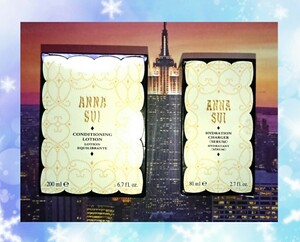 《未使用》【ANNA SUI コンディショニング ローション & ハイドレーション チャージャー セット】定価8800円 アナスイ 化粧水 美容液 浸透