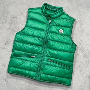 1円　極美品　 MONCLER モンクレール GUI ダウンベスト グリーン　2サイズ 