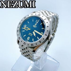 【美品】AVIERA NEZUMI GMT 腕時計　自動巻き　メンズ　希少