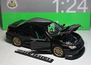 ▲超希少！FX 1/24 スバル SUBARU インプレッサ WRX STI 9 黑 新品