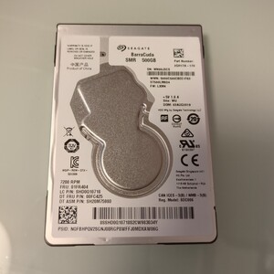 【即決】 2.5インチ HDD SEAGATE 500GB 7mm 5400RPM ST500LM030 5736時間 管MJ3S