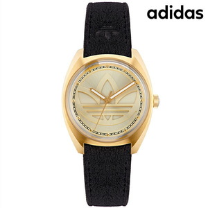 アディダス EDITION ONE クオーツ 腕時計 ブランド メンズ レディース adidas AOFH22513 アナログ ゴールド ブラック 黒