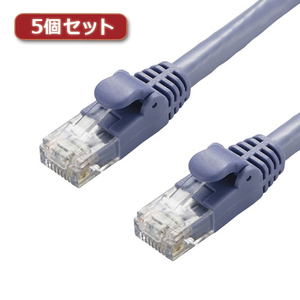 5個セットエレコム LANケーブル/CAT6A/スタンダード/40m/ブルー LD-GPA/BU40X5 /l