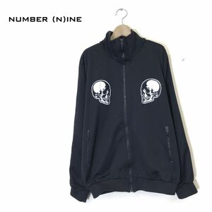 1K2603-N◆old◆ NUMBER (N)INE ナンバーナイン ジャージ トラックジャケット どくろ スカル ◆ size4 ブラック コットン100 アーカイブ