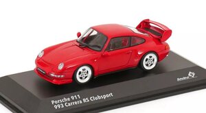 ソリド 1/43 ポルシェ 911 993 RS クラブスポーツ レッド SOLIDO PORSCHE RS Clubsport ミニカー