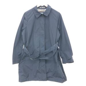 良好◆Aquascutum アクアスキュータム ナイロンコート サイズ:不明◆ ネイビー メンズ アウター