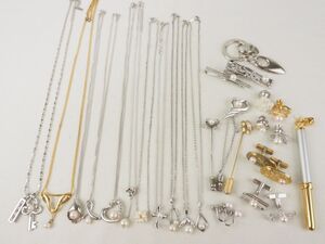 MIKIMOTO 田崎真珠 SILVER パール ネックレス イヤリング カフス タイピン 等 約25点 まとめて ミキモト タサキ 玉 シルバー アクセサリー